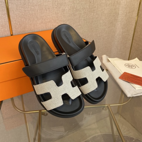 Replica Hermes Slippers For Women #1217231 $82.00 USD for Wholesale