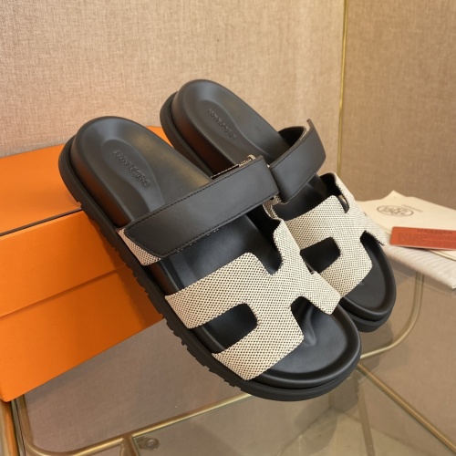 Replica Hermes Slippers For Women #1217231 $82.00 USD for Wholesale