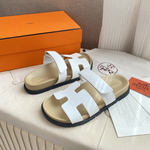 Replica Hermes Slippers For Women #1217233 $82.00 USD for Wholesale