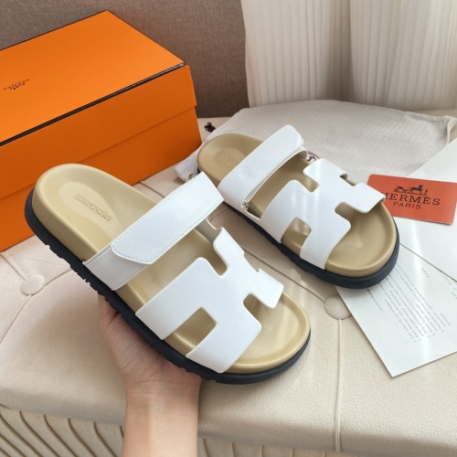 Replica Hermes Slippers For Women #1217233 $82.00 USD for Wholesale