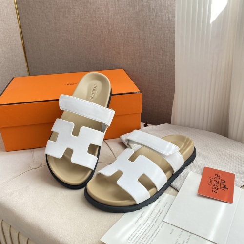 Replica Hermes Slippers For Women #1217233 $82.00 USD for Wholesale