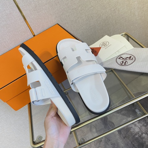 Replica Hermes Slippers For Women #1217235 $82.00 USD for Wholesale