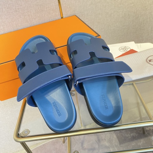 Replica Hermes Slippers For Women #1217237 $82.00 USD for Wholesale