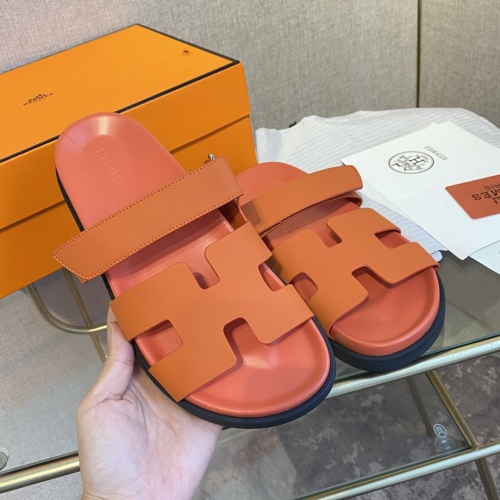 Replica Hermes Slippers For Women #1217239 $82.00 USD for Wholesale