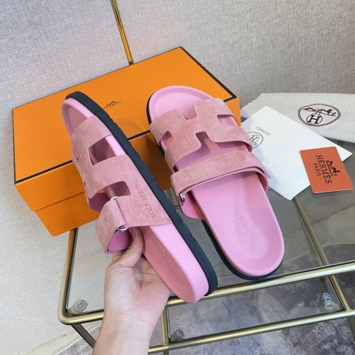 Replica Hermes Slippers For Women #1217245 $82.00 USD for Wholesale