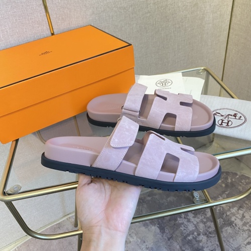 Replica Hermes Slippers For Women #1217246 $82.00 USD for Wholesale