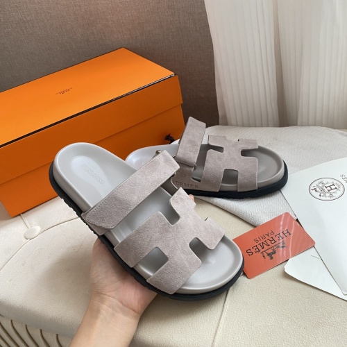 Replica Hermes Slippers For Women #1217249 $82.00 USD for Wholesale