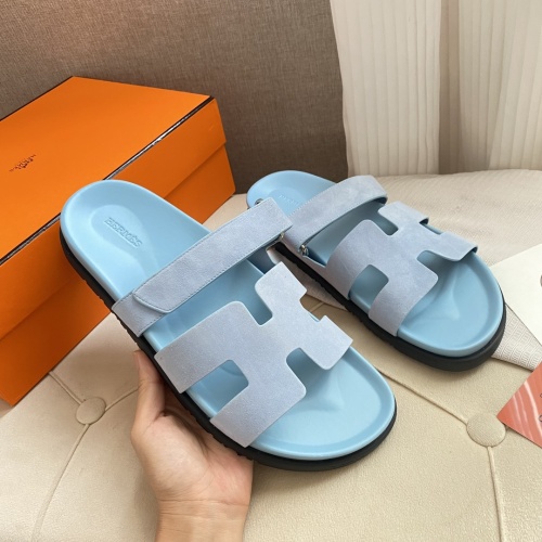 Replica Hermes Slippers For Women #1217251 $82.00 USD for Wholesale