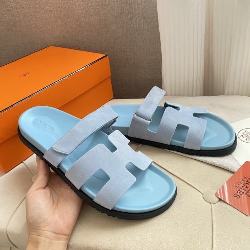 Replica Hermes Slippers For Women #1217251 $82.00 USD for Wholesale