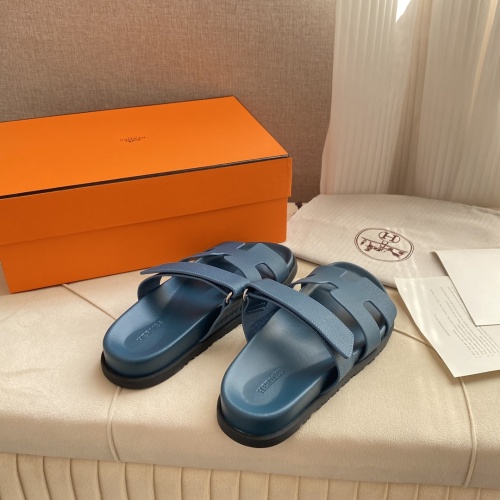 Replica Hermes Slippers For Women #1217253 $82.00 USD for Wholesale