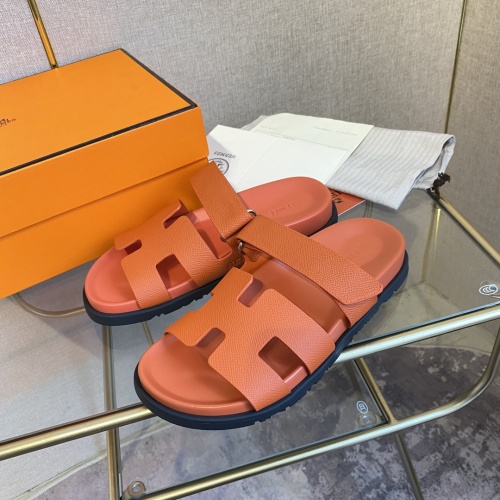 Replica Hermes Slippers For Women #1217255 $82.00 USD for Wholesale