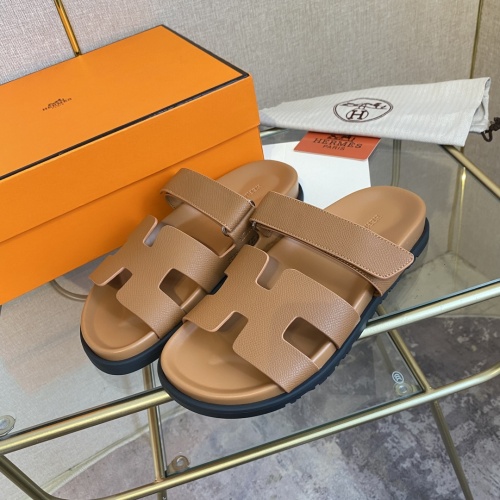 Replica Hermes Slippers For Women #1217257 $82.00 USD for Wholesale