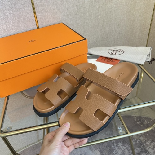 Replica Hermes Slippers For Women #1217257 $82.00 USD for Wholesale