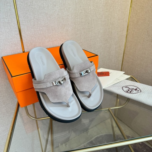 Hermes Slippers For Men #1217260 $82.00 USD, Wholesale Replica Hermes Slippers