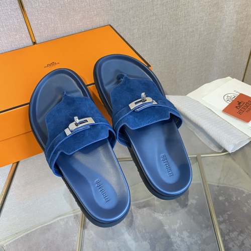 Replica Hermes Slippers For Women #1217265 $82.00 USD for Wholesale