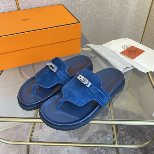 Replica Hermes Slippers For Women #1217265 $82.00 USD for Wholesale