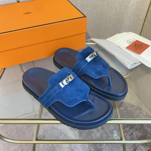 Replica Hermes Slippers For Women #1217265 $82.00 USD for Wholesale