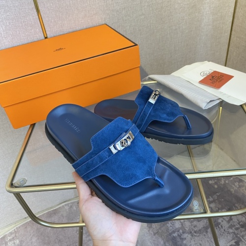 Replica Hermes Slippers For Women #1217265 $82.00 USD for Wholesale