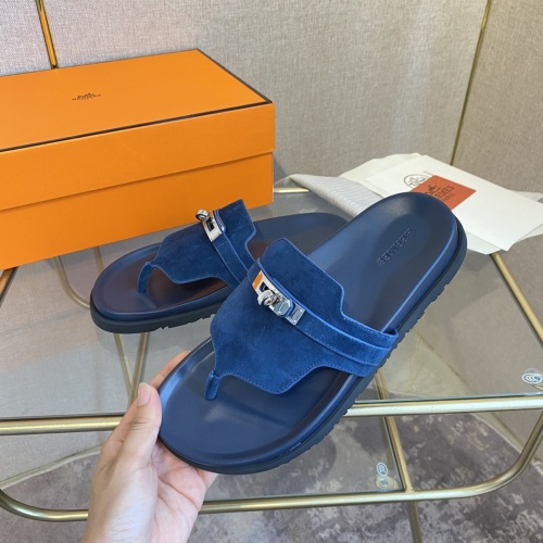 Replica Hermes Slippers For Women #1217265 $82.00 USD for Wholesale