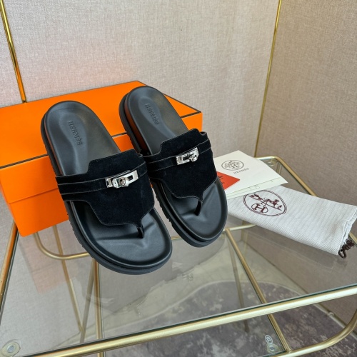 Hermes Slippers For Men #1217267 $76.00 USD, Wholesale Replica Hermes Slippers