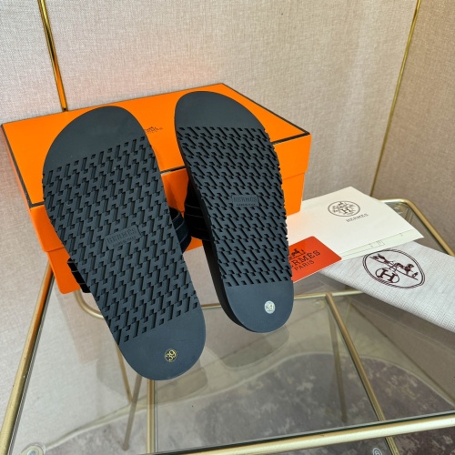 Replica Hermes Slippers For Men #1217267 $76.00 USD for Wholesale