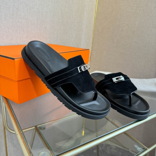 Replica Hermes Slippers For Women #1217268 $76.00 USD for Wholesale