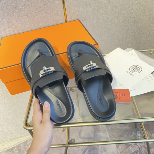 Replica Hermes Slippers For Women #1217270 $76.00 USD for Wholesale