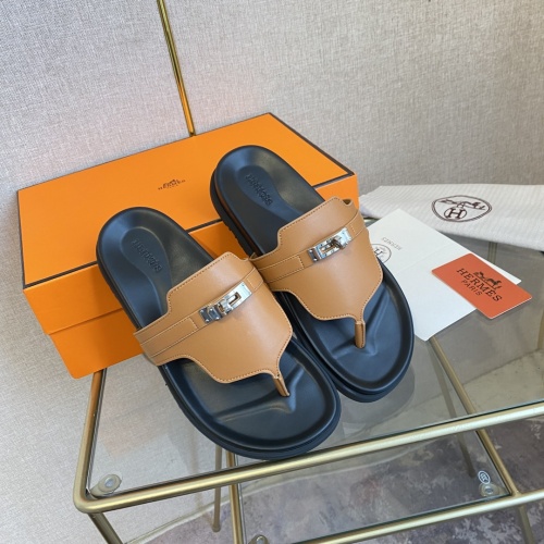 Hermes Slippers For Men #1217271 $76.00 USD, Wholesale Replica Hermes Slippers