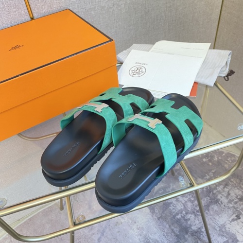 Replica Hermes Slippers For Women #1217278 $76.00 USD for Wholesale