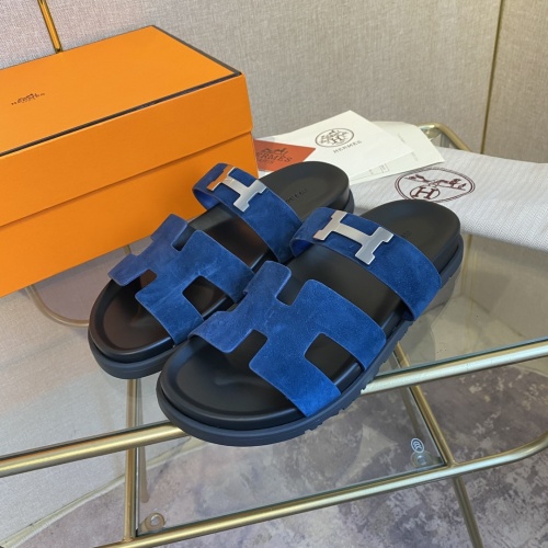 Hermes Slippers For Men #1217279 $76.00 USD, Wholesale Replica Hermes Slippers