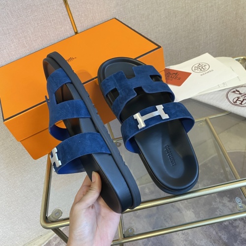 Replica Hermes Slippers For Women #1217280 $76.00 USD for Wholesale