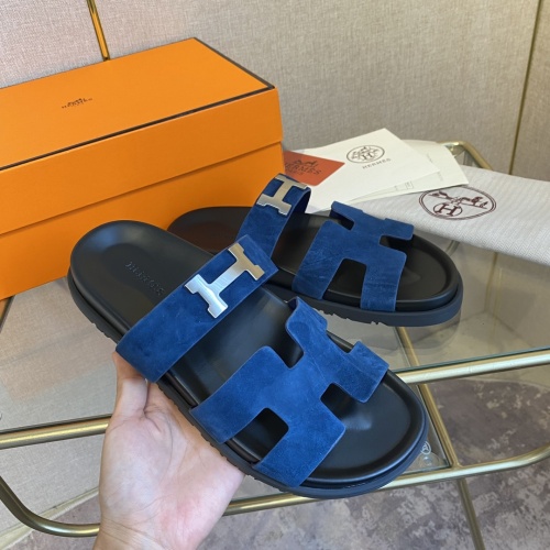 Replica Hermes Slippers For Women #1217280 $76.00 USD for Wholesale