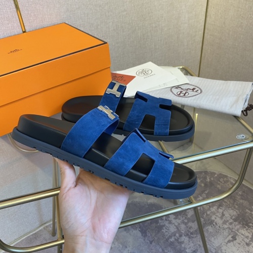 Replica Hermes Slippers For Women #1217280 $76.00 USD for Wholesale