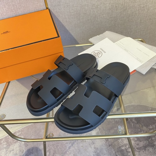 Hermes Slippers For Men #1217281 $76.00 USD, Wholesale Replica Hermes Slippers