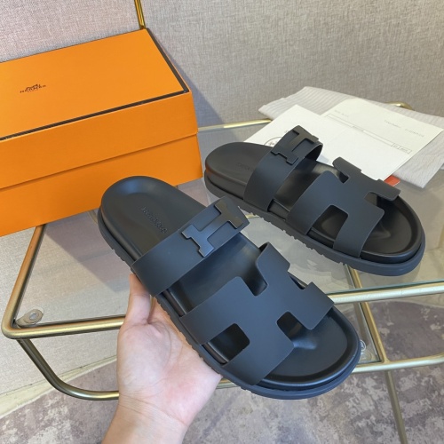 Replica Hermes Slippers For Men #1217281 $76.00 USD for Wholesale