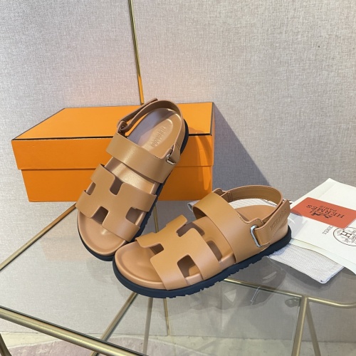 Replica Hermes Sandal For Men #1217287 $80.00 USD for Wholesale