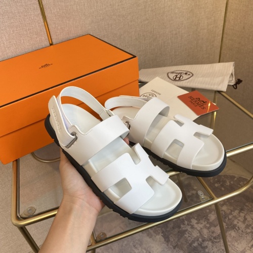 Replica Hermes Sandal For Men #1217291 $80.00 USD for Wholesale