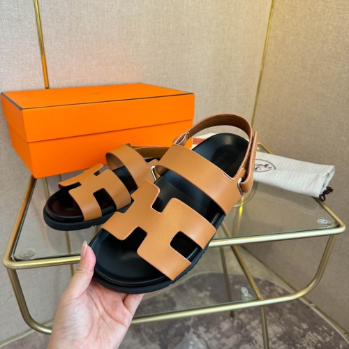 Replica Hermes Sandal For Men #1217293 $80.00 USD for Wholesale