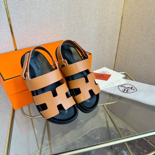 Replica Hermes Sandal For Men #1217293 $80.00 USD for Wholesale