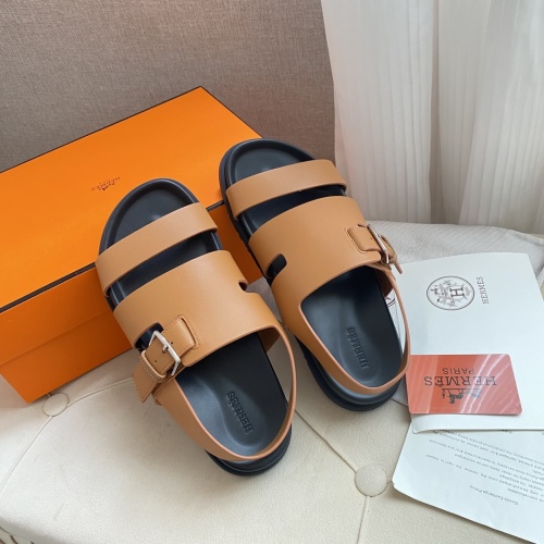 Replica Hermes Sandal For Men #1217297 $80.00 USD for Wholesale