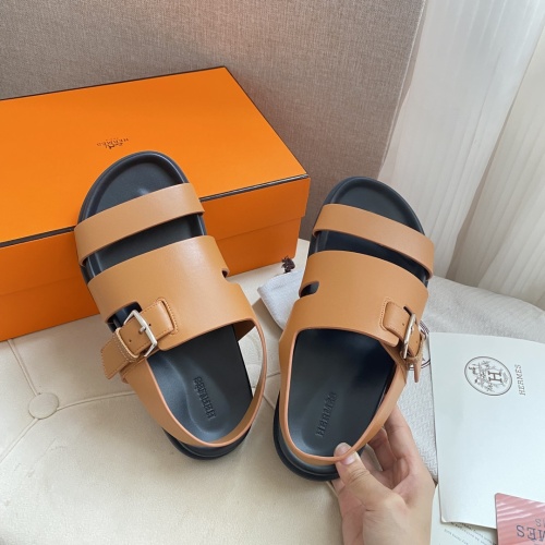 Replica Hermes Sandal For Men #1217297 $80.00 USD for Wholesale