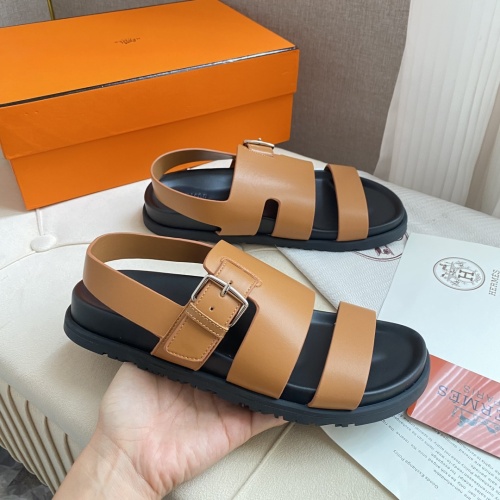 Replica Hermes Sandal For Women #1217298 $80.00 USD for Wholesale