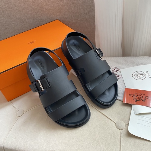 Replica Hermes Sandal For Men #1217300 $80.00 USD for Wholesale