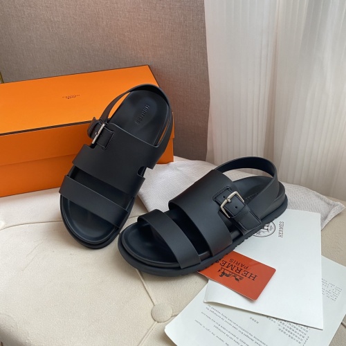 Replica Hermes Sandal For Men #1217300 $80.00 USD for Wholesale