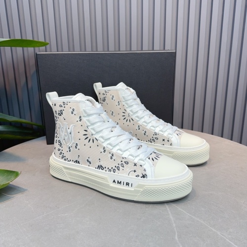 Amiri High Tops Shoes For Men #1217519 $122.00 USD, Wholesale Replica Amiri High Tops Shoes