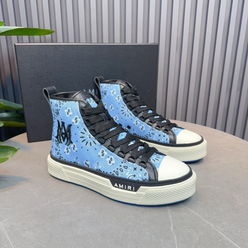 Amiri High Tops Shoes For Men #1217523 $122.00 USD, Wholesale Replica Amiri High Tops Shoes