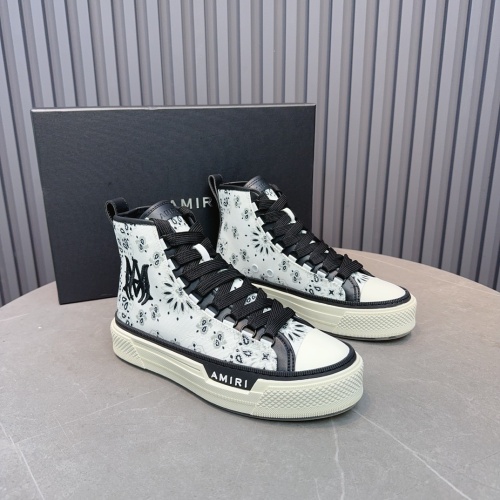 Amiri High Tops Shoes For Men #1217525 $122.00 USD, Wholesale Replica Amiri High Tops Shoes