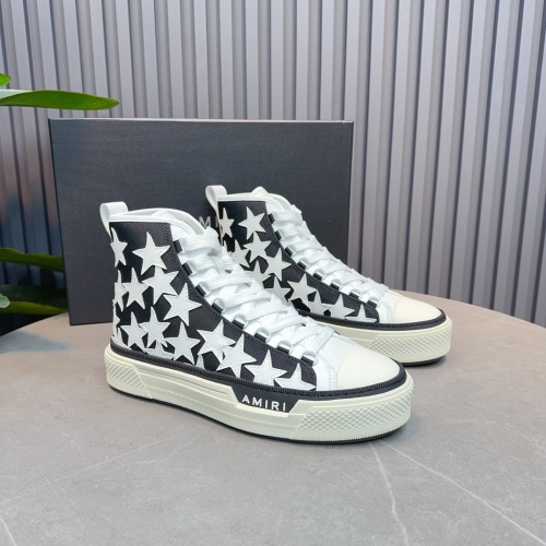 Amiri High Tops Shoes For Men #1217535 $122.00 USD, Wholesale Replica Amiri High Tops Shoes