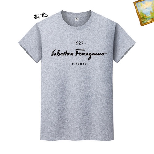 Salvatore Ferragamo T-Shirts Short Sleeved For Unisex #1217705 $25.00 USD, Wholesale Replica Salvatore Ferragamo T-Shirts