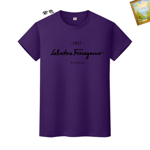 Salvatore Ferragamo T-Shirts Short Sleeved For Unisex #1217711 $25.00 USD, Wholesale Replica Salvatore Ferragamo T-Shirts